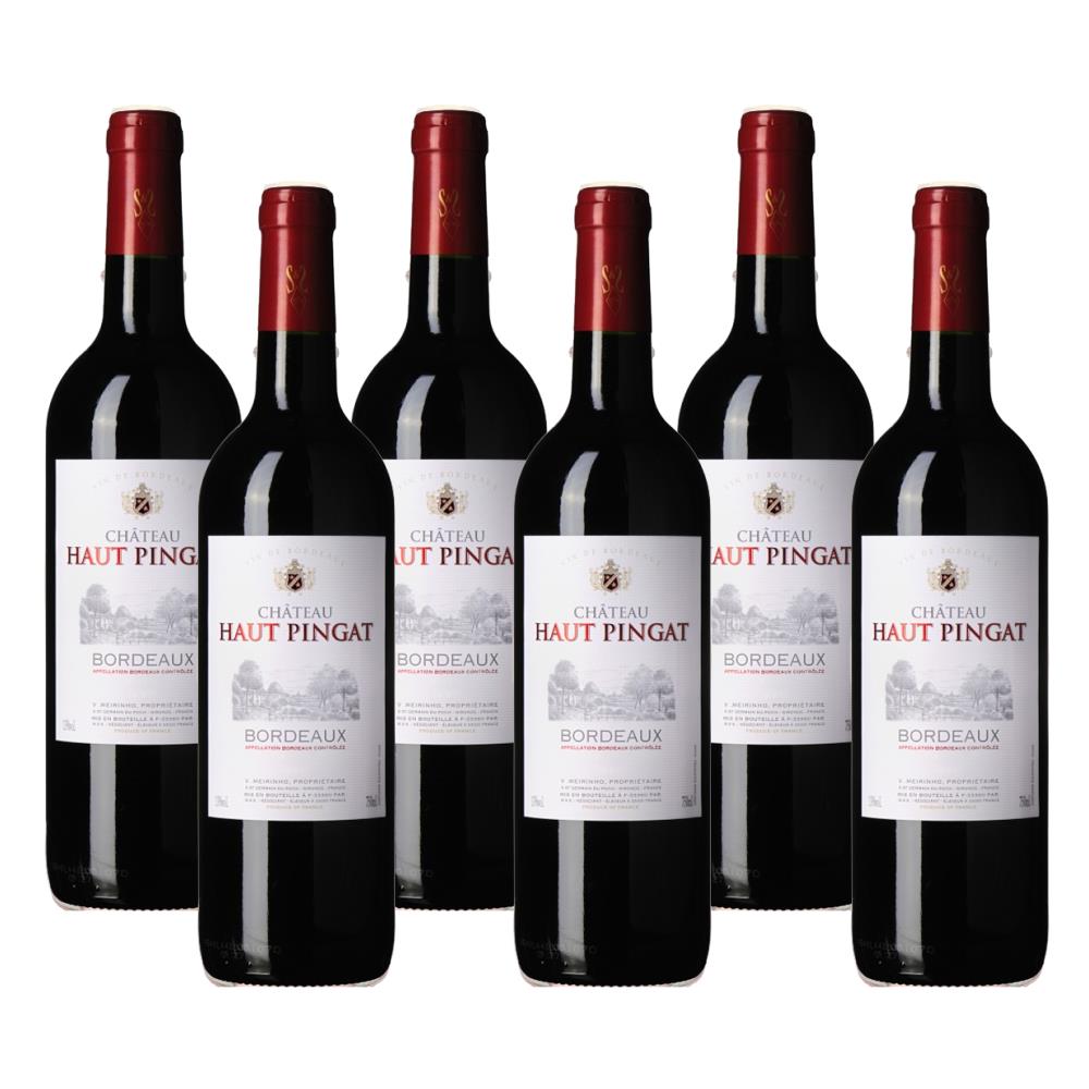 Case of 6 Chateau Haut Pingat Bordeaux Wine